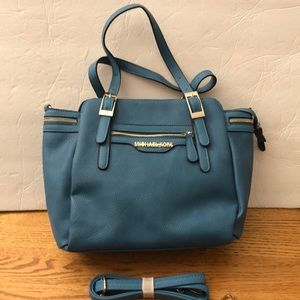 Ladies large Turquoise purse